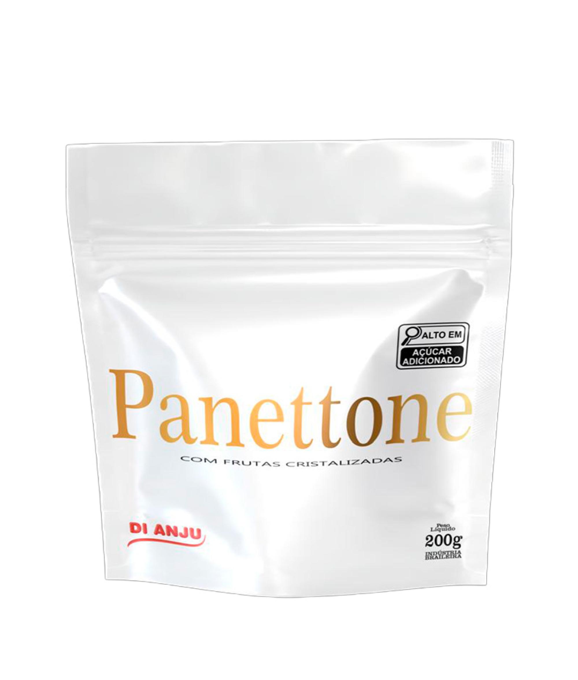 Panetone Frutas Cristalizadas 200g