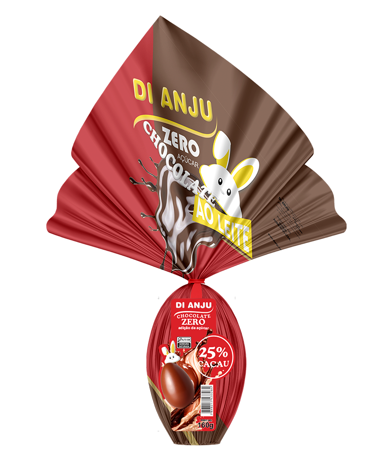 Ovo de Páscoa 160g zero açúcar